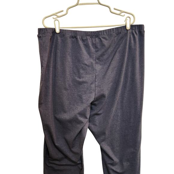 Woman Within Elastic Waist Pull On Skinny High Rise Leggings Casual Gray Size 2X - Picture 4 of 7